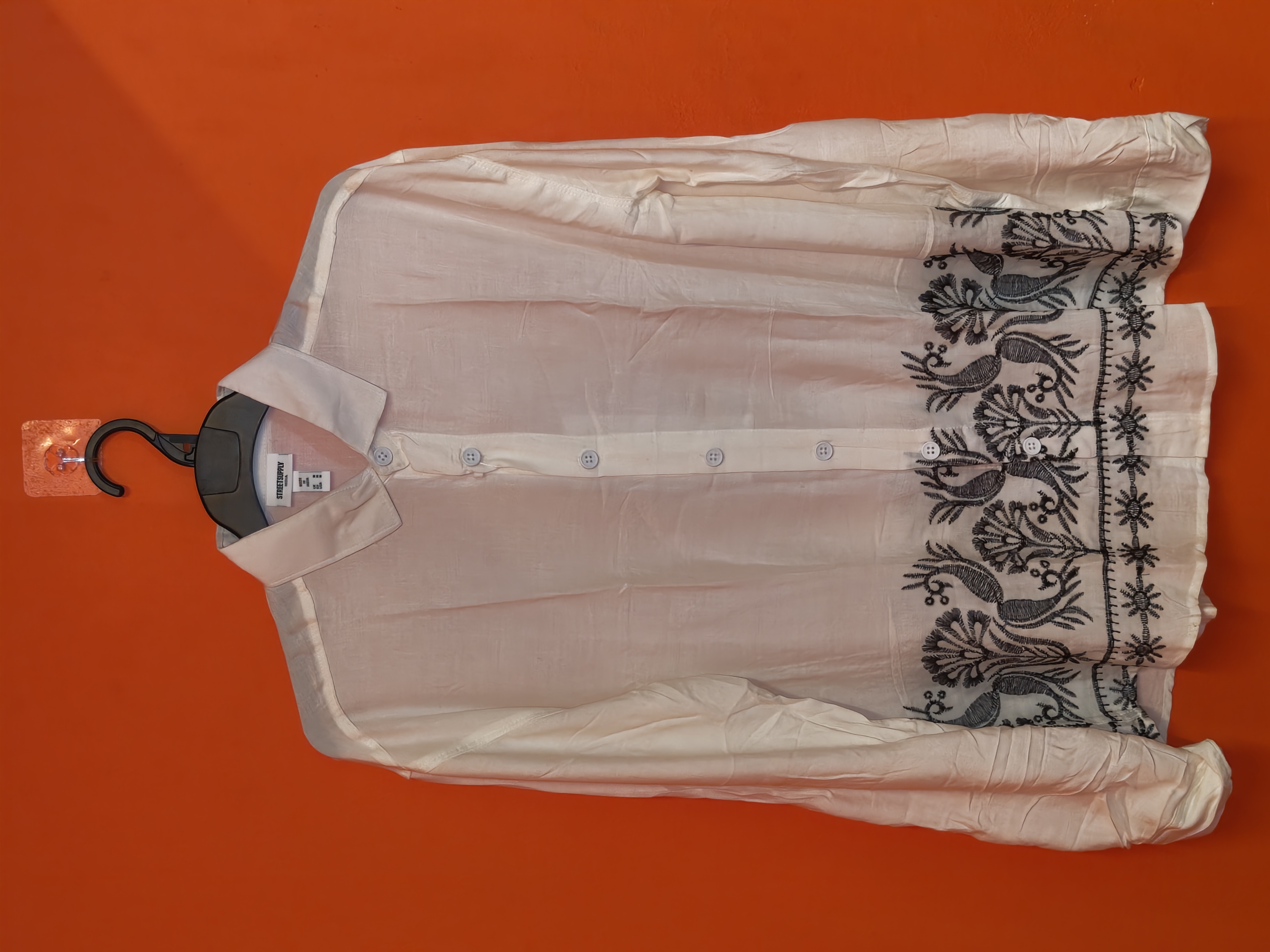 DOWN EMBROIDERED
