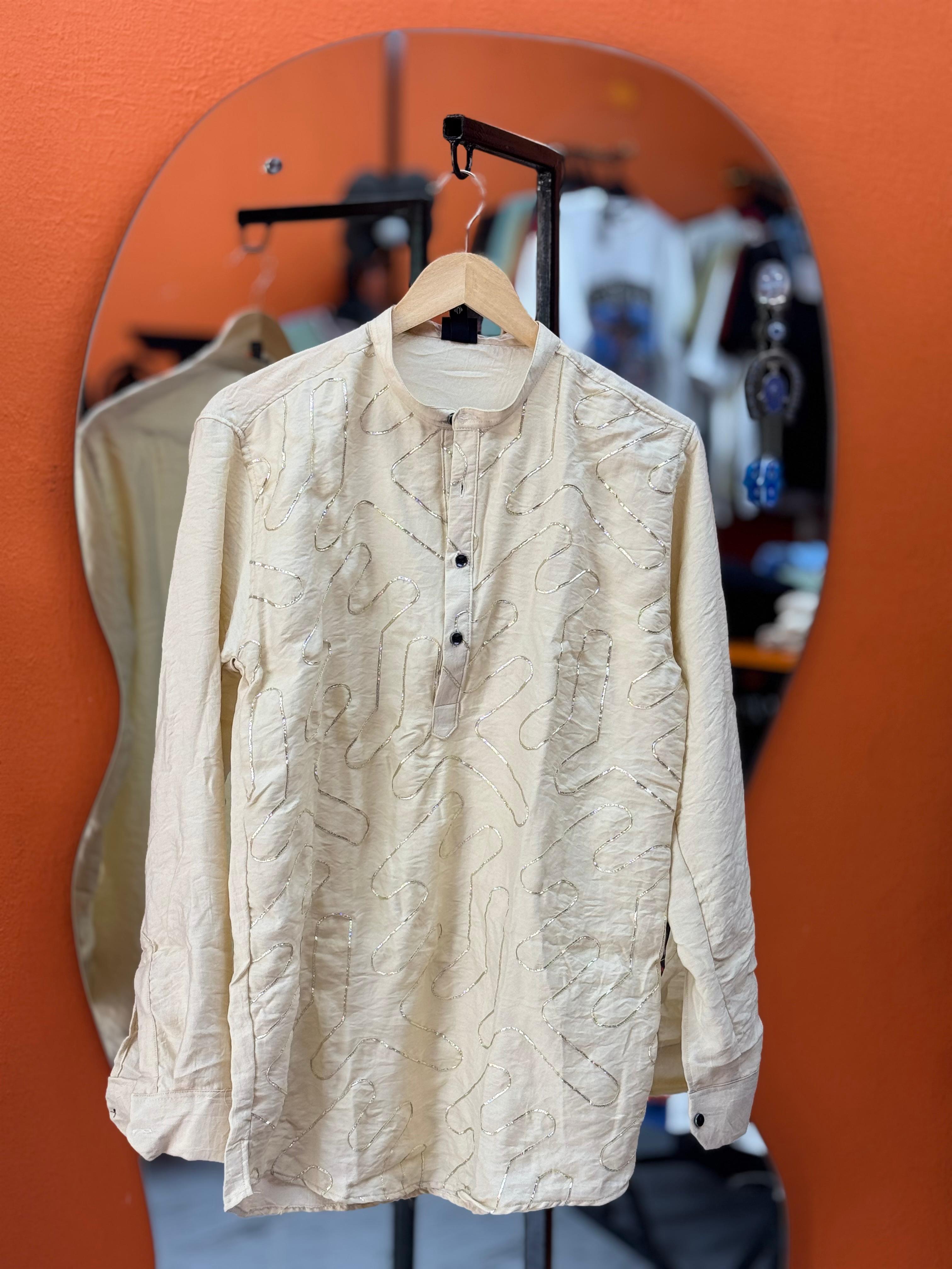 KURTA SHIRT BEIGE